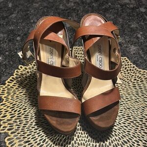 Jimmy Choo Women's Brown Sandals